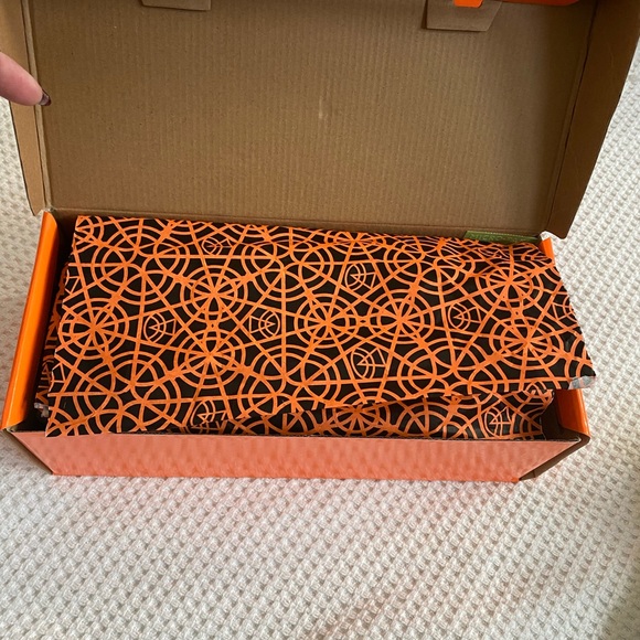 Strange Cvlt Strange Cult Halloween Dagger Jack-O-Lantern Pointed Flats 9 / 10 - Picture 8 of 8